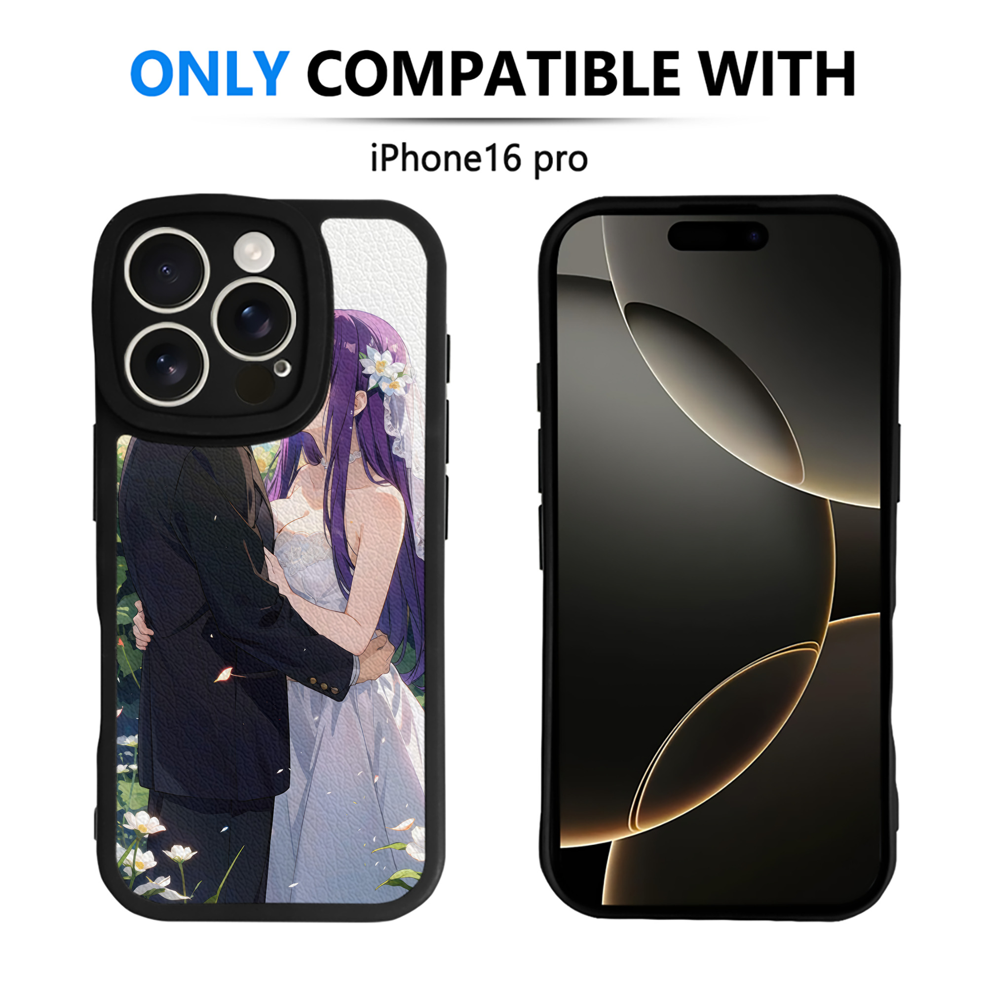 （画像用） 葬送のフリーレン Frieren 【iPhone 16シリーズ対応】シリコンスマホケース（レザー調） 材質：シリコン